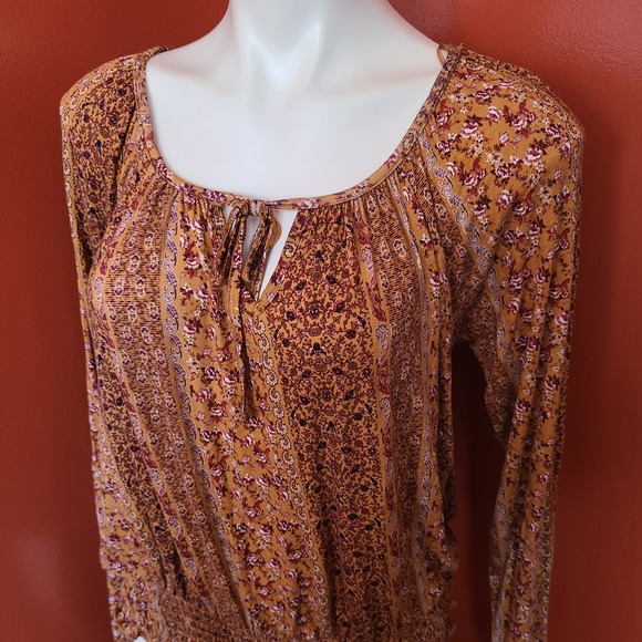 Pink Republic Long Sleeve Blouse Boho - Picture 3 of 6